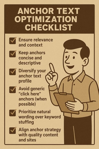 Anchor text optimization checklist