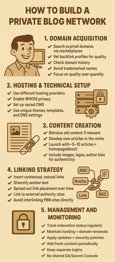 How to build a private blog network