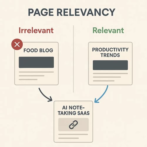 Page relevancy
