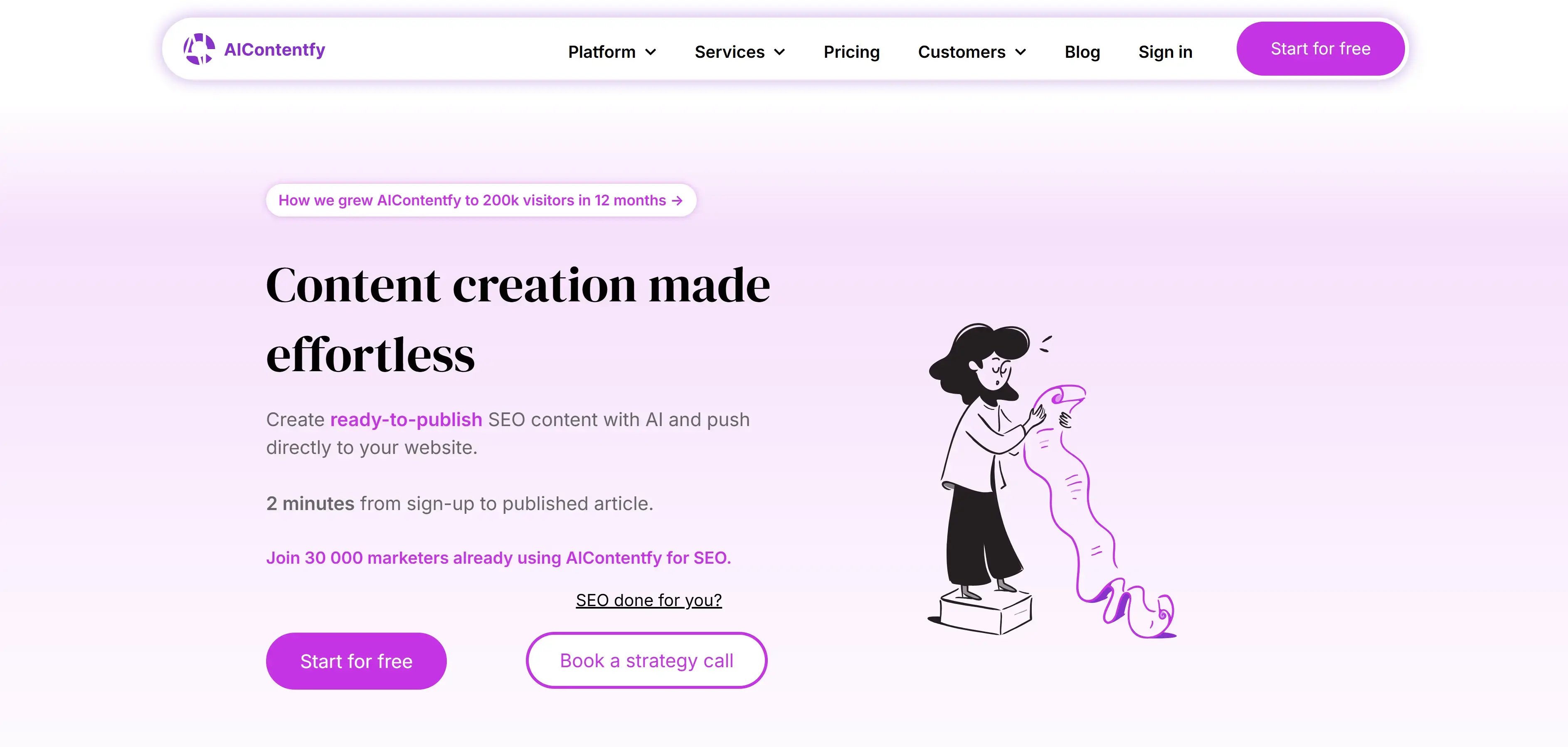 Markettailor homepage