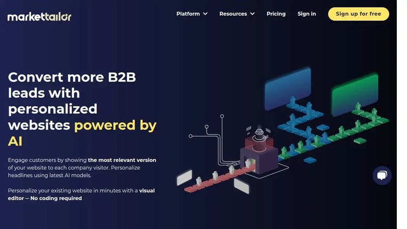 Markettailor website