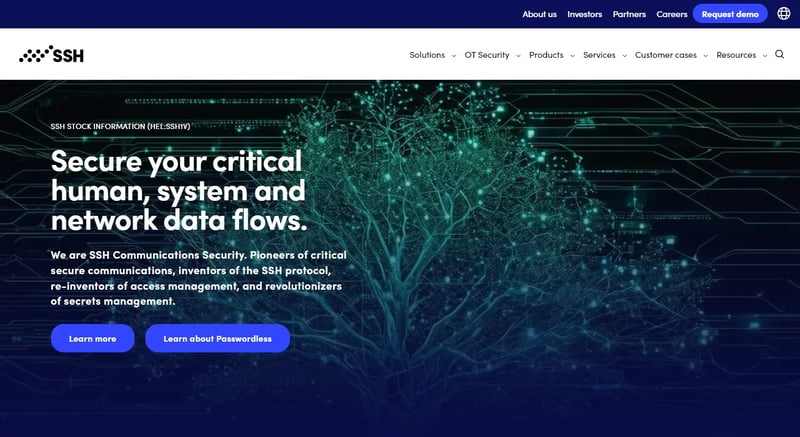 SSH case study homepage